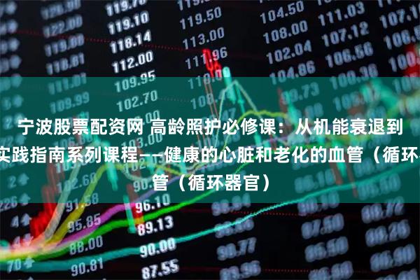宁波股票配资网 高龄照护必修课：从机能衰退到照护实践指南系列课程——健康的心脏和老化的血管（循环器官）